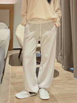 Relaxed Elastic Waist Balloon Training Long Pants