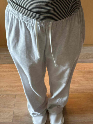 Relaxed Elastic Waist Balloon Training Long Pants