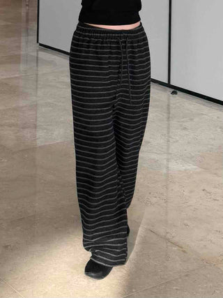 Bold Stripe Knit Pants