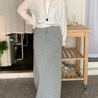Minimal Collarless Slim Fit Cropped Cardigan