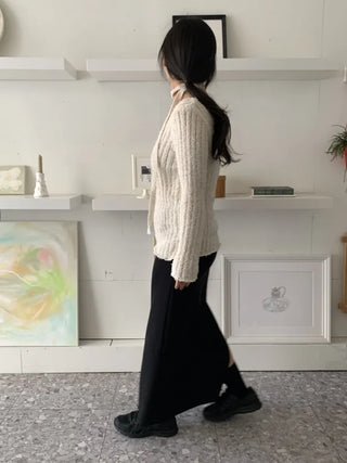 Sk-et Cable Knit Shape