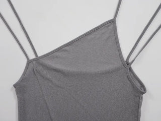 Mibo Cutout Layered Sleeveless Dress