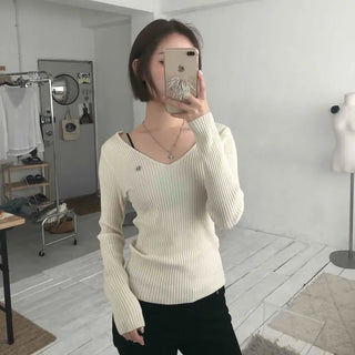 Simple Minimal Round Quilted Rib Knit