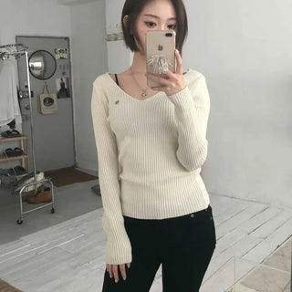 Simple Minimal Round Quilted Rib Knit