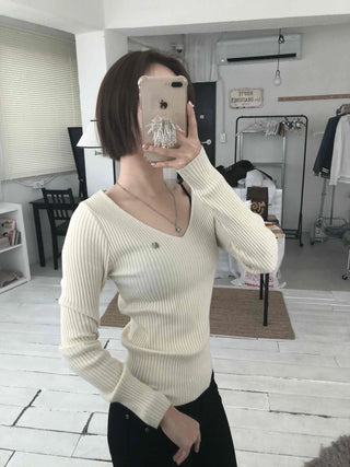 Simple Minimal Round Quilted Rib Knit