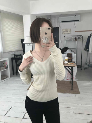 Simple Minimal Round Quilted Rib Knit