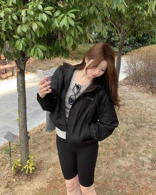 Daily Slim Compression Elastic Waist Biker Leggings