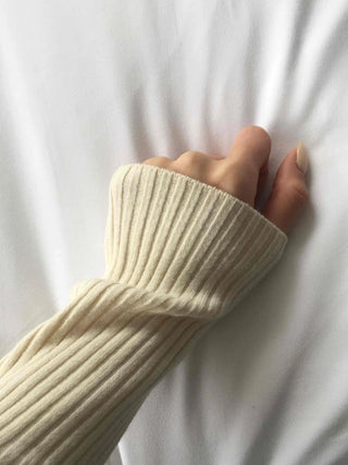 Milk & Honey Boat Neck Cozy Fit Ribbed Knit