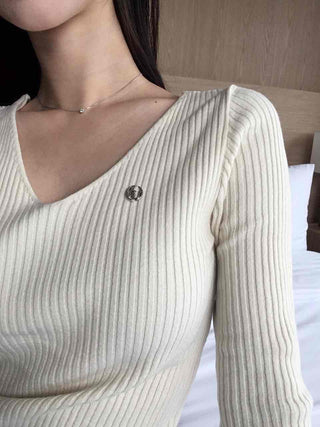 Milk & Honey Boat Neck Cozy Fit Ribbed Knit