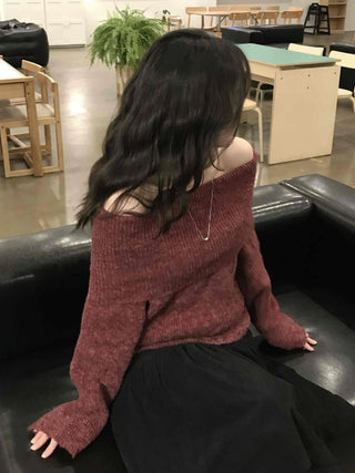 Vintage Polar Shirred Crop Half-Zip Knit