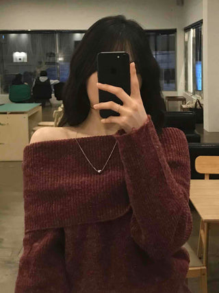 Vintage Polar Shirred Crop Half-Zip Knit