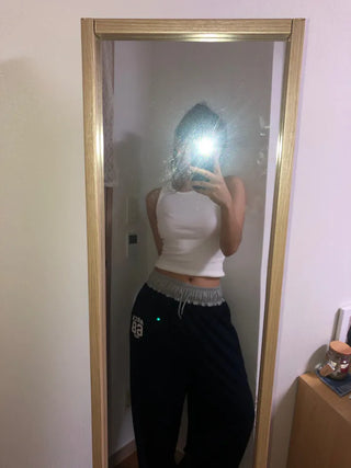 SEPI Y2K Color Block Wide Training Pants