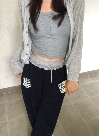 SEPI Y2K Color Block Wide Training Pants