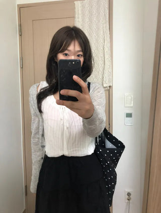 Dihu Linen Round Summer Cardigan