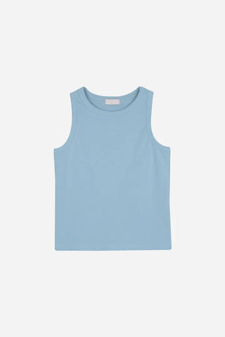 Amo High-Neck Simple Sleeveless