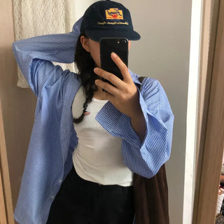 Jare Striped Oversized Shirt