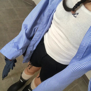 Jare Striped Oversized Shirt