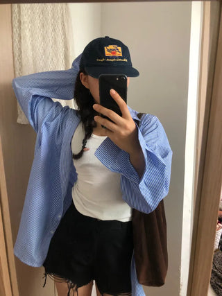 Jare Striped Oversized Shirt
