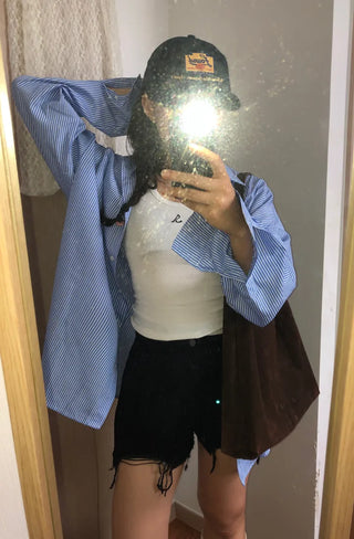 Jare Striped Oversized Shirt