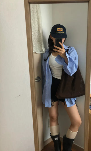 Jare Striped Oversized Shirt