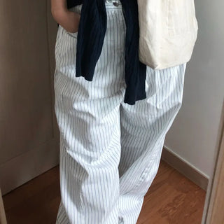 Tibo Stripe Guaranteed Fit Balloon Fit Cotton Pants