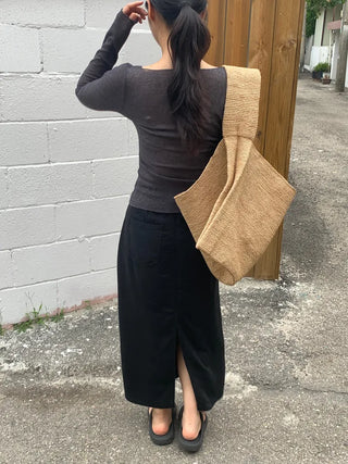 Muel Delicate Fit Linen See-through Long Sleeve