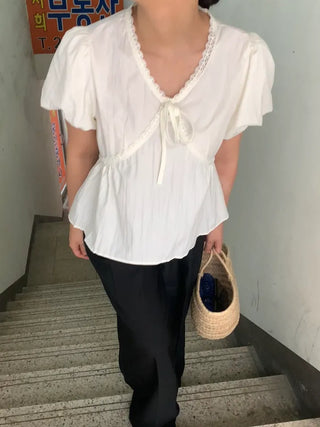 Miyo Two-Pin Tuck Wide Slacks