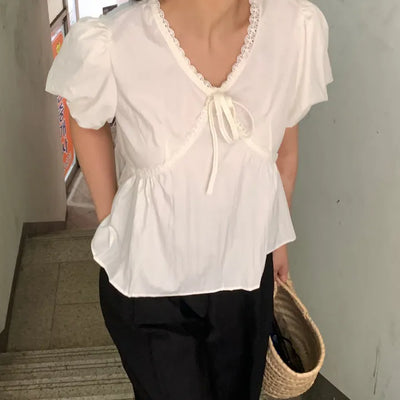 Jai Innocent Balloon Flare Summer Blouse