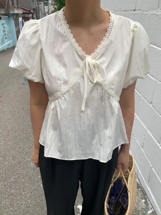 Jai Innocent Balloon Flare Summer Blouse