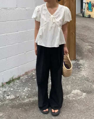 Jai Innocent Balloon Flare Summer Blouse