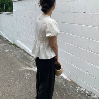 Jai Innocent Balloon Flare Summer Blouse