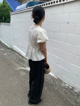 Jai Innocent Balloon Flare Summer Blouse