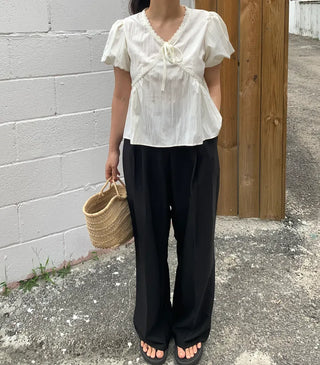 Jai Innocent Balloon Flare Summer Blouse
