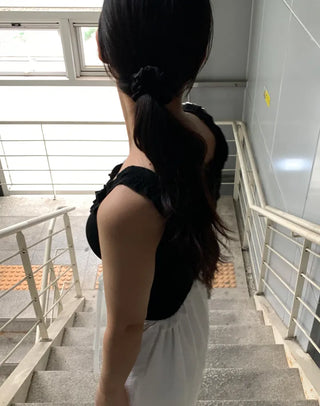 Foen Mini Frill Crop Sleeveless