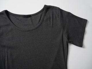 Har Malafit Deep U-Neck Stretchy Modal Short Sleeve T-Shirt