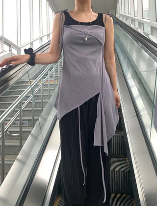 Serin Multi-Styling Strap Sleeveless Layered Dress