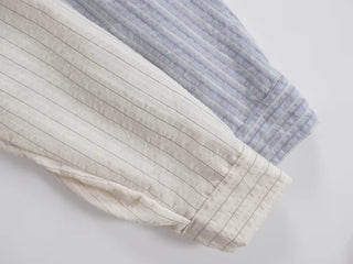Duro Pastel Stripe Loose Fit Long Sleeve Shirt