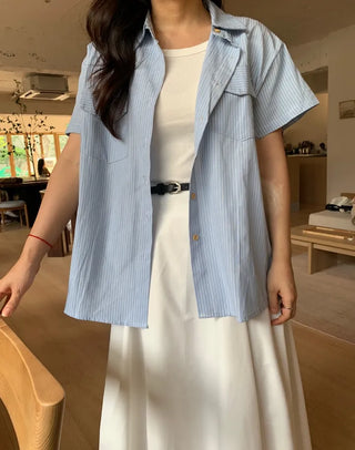 Flowing Flare Long Skirt