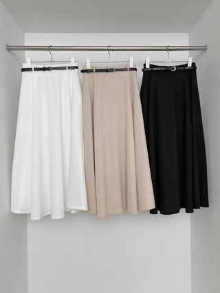 Flowing Flare Long Skirt
