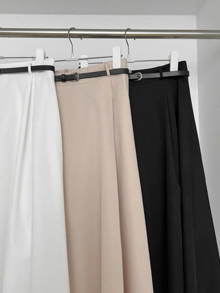 Flowing Flare Long Skirt