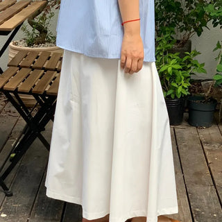 Flowing Flare Long Skirt