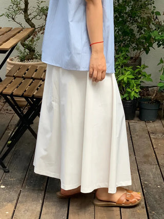 Flowing Flare Long Skirt