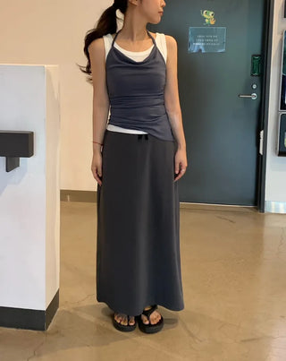 Basic Drape Layered Top