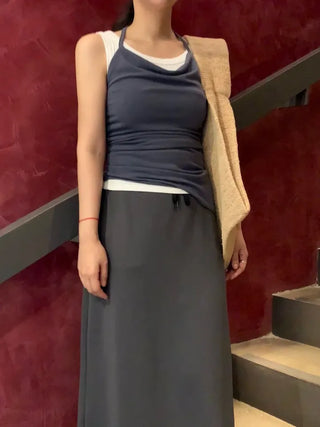 Basic Drape Layered Top