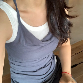 Basic Drape Layered Top