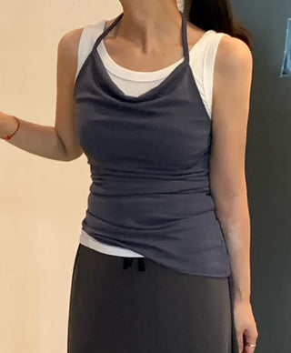 Basic Drape Layered Top