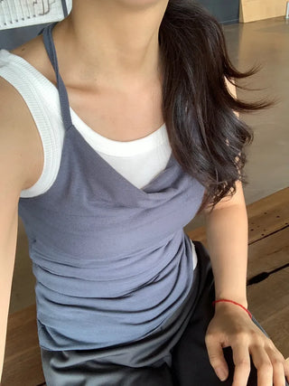 Basic Drape Layered Top