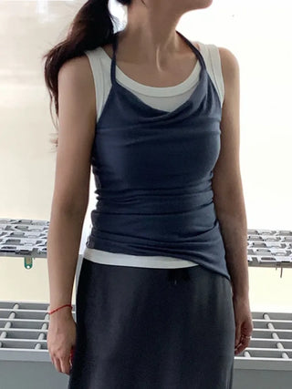 Basic Drape Layered Top