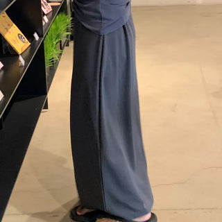Casual Maxi Plain H-Line Long Skirt