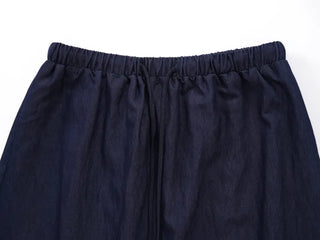 Loose Fit Elastic Long Skirt